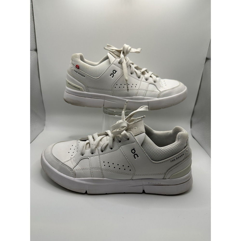 Size 7.5 - On The Roger Clubhouse White/Cream